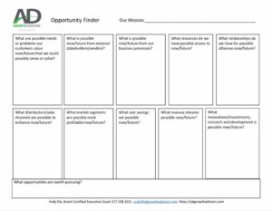 Oppoetunity Finder Lean Canvas